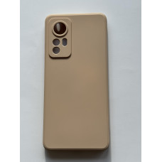 Силиконовый чехол Soft Touch для Xiaomi 12T Pro Бежевый