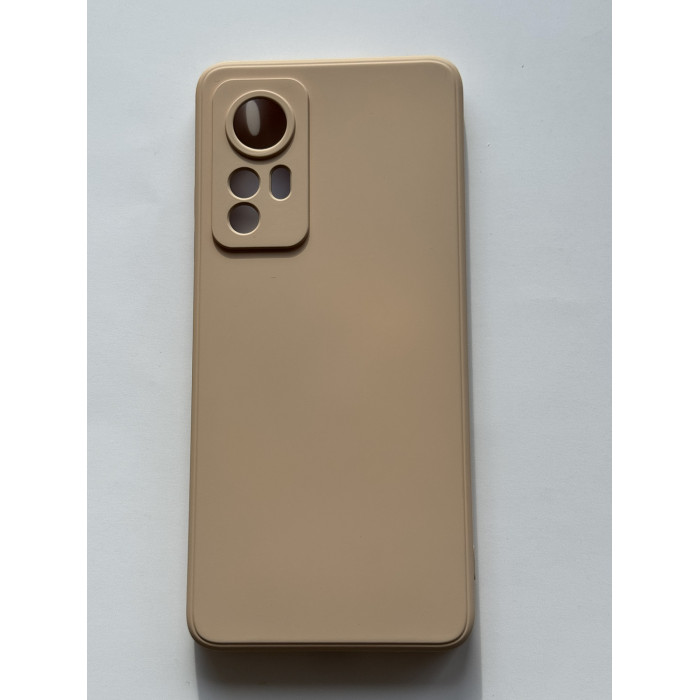 Силиконовый чехол Soft Touch для Xiaomi 12T Pro Бежевый