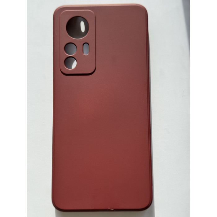 Силиконовый чехол Soft Touch для Xiaomi 12T Pro Бордовый