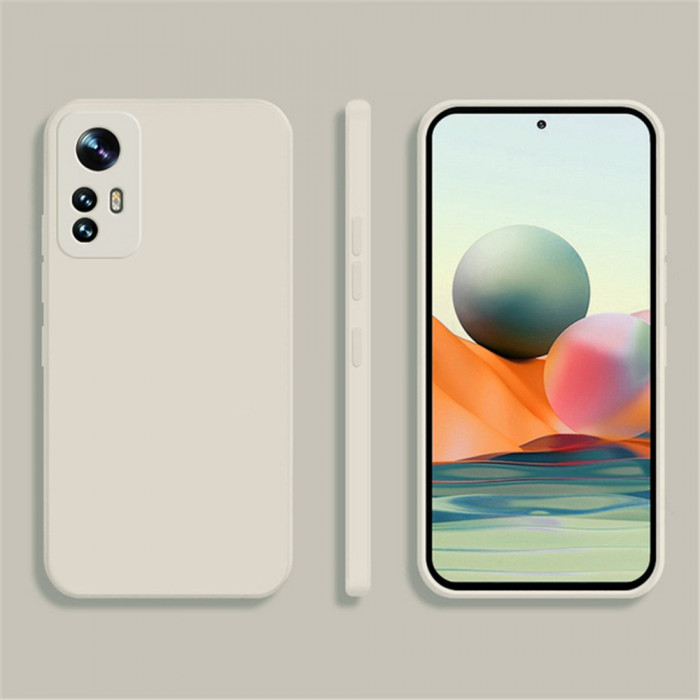 Силиконовый чехол Soft Touch для Xiaomi 12T Молочный