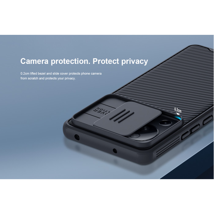 Чохол Nillkin CamShield Pro для Xiaomi 13 Lite Чорний