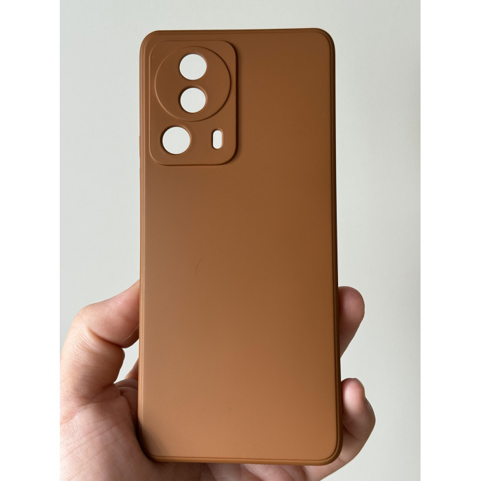 Силіконовий чохол Soft Touch для Xiaomi 13 Lite Коричневий