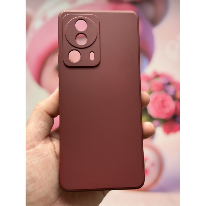 Силіконовий чохол Soft Touch для Xiaomi 13 Lite Бордовий