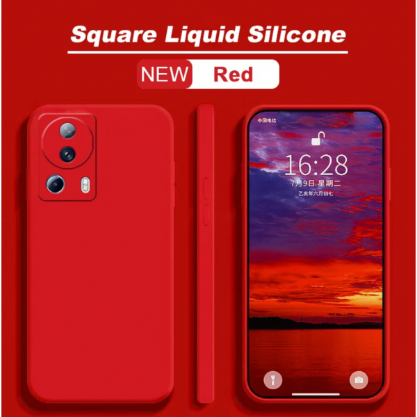 Силіконовий чохол Soft Touch для Xiaomi 13 Lite Червоний