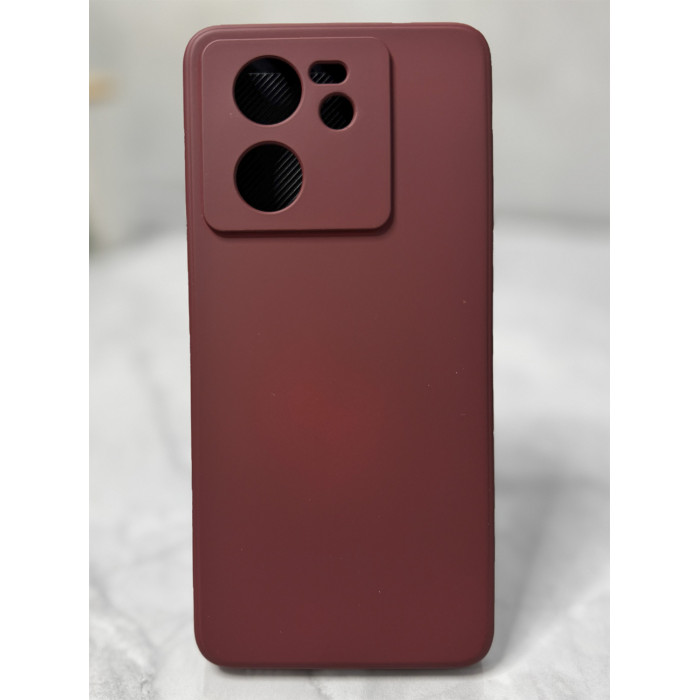 Силіконовий чохол Soft Touch для Xiaomi 13T/Pro Бордовий