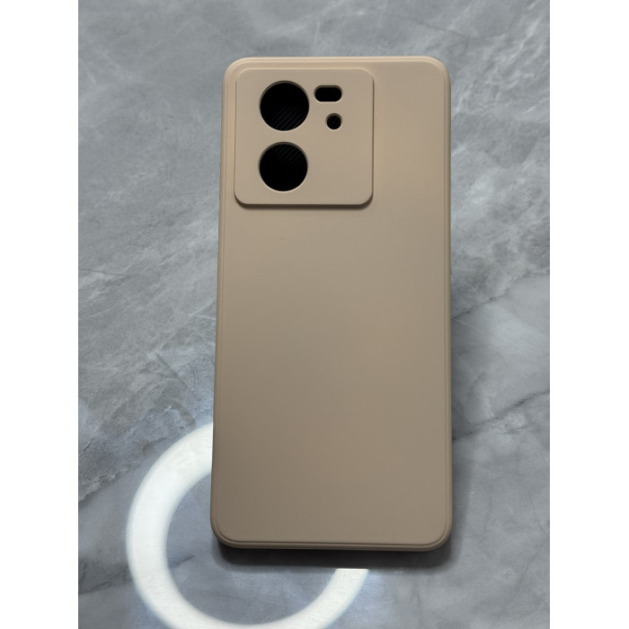 Силиконовый чехол Soft Touch для Xiaomi 13T/Pro Бежевый