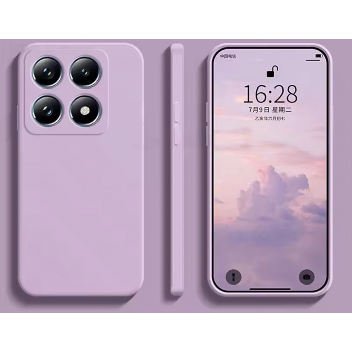 Силиконовый чехол Soft Touch для Xiaomi 14T Лавандовый
