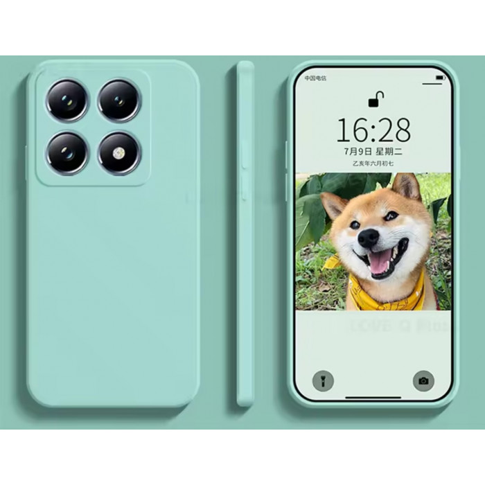Силиконовый чехол Soft Touch для Xiaomi 14T Мятный