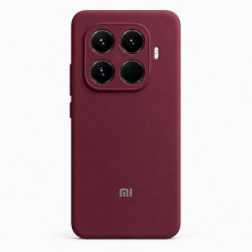 Силиконовый чехол Soft Touch для Xiaomi 15T Pro Бордовый