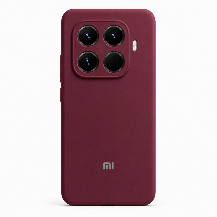Силиконовый чехол Soft Touch для Xiaomi 15T Pro Бордовый