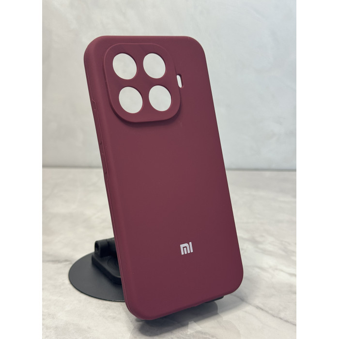 Силіконовий чохол Soft Touch для Xiaomi 15T Pro Бордовий