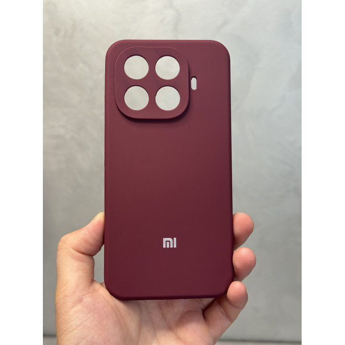 Силіконовий чохол Soft Touch для Xiaomi 15T Pro Бордовий