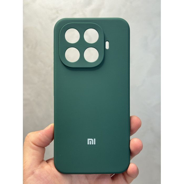 Силіконовий чохол Soft Touch для Xiaomi 15T Pro Темно-зелений