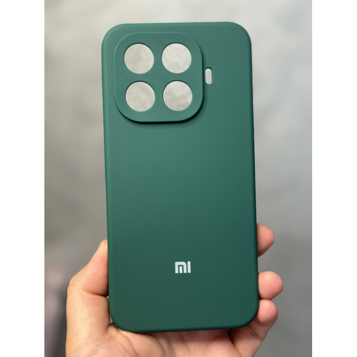 Силіконовий чохол Soft Touch для Xiaomi 15T Pro Темно-зелений