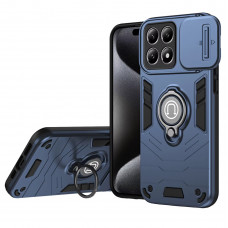 Протиударний чохол Camshield для Xiaomi 15T з кільцем-тримачем Синій