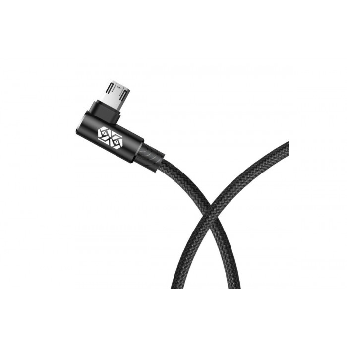 Кабель Baseus MVP Elbow microUSB CAMMVP-A01 (L Shape) Black 1м