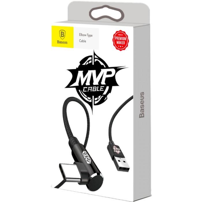 Кабель Baseus MVP Elbow Type-C (L Shape) (CATMVP-A01) Black 1м