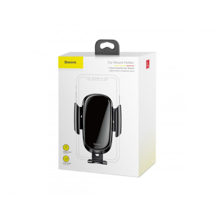 Автомобільний утримувач Baseus Future Gravity Car Mount Black (SUYL-WL01)