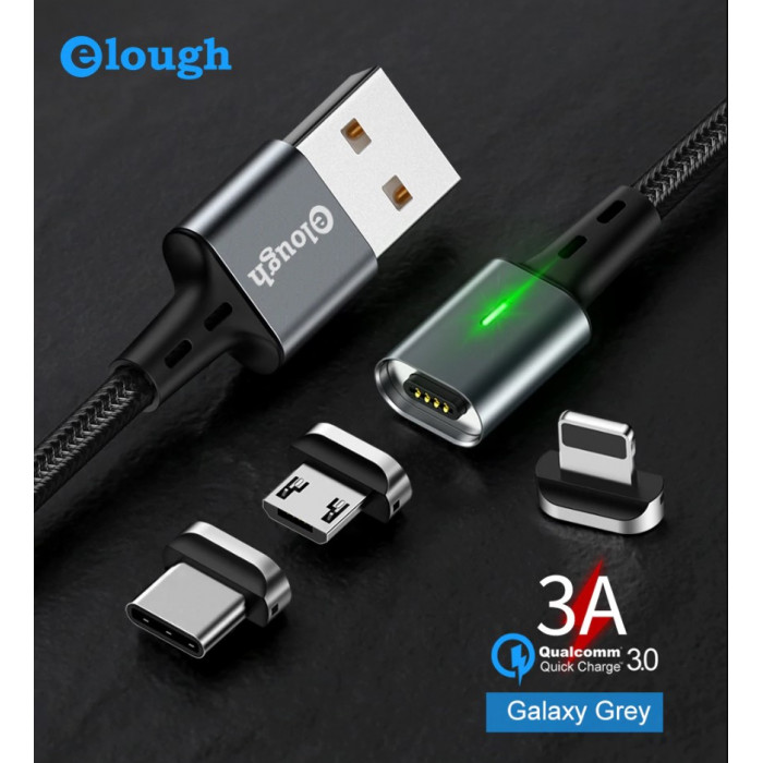 Магнітна Micro USB зарядка Elough