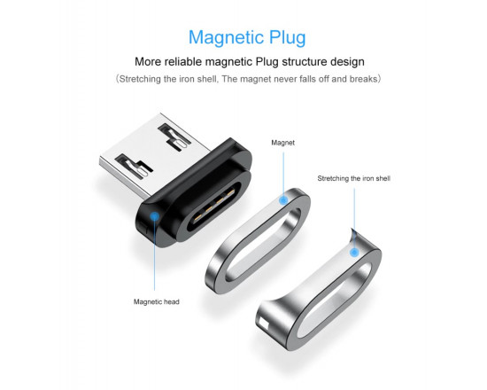 Магнітний кабель Elough для iPhone Lightning 1м