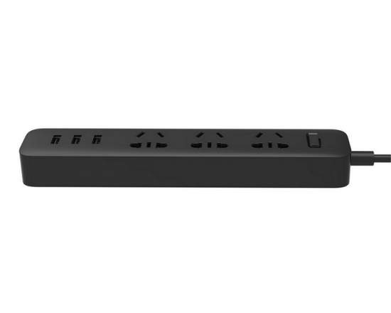 Удлинитель Xiaomi Mi Power Strip 3 розетки и 3 USB порта (Black)