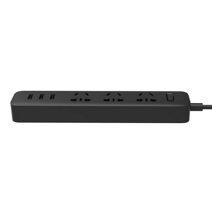 Удлинитель Xiaomi Mi Power Strip 3 розетки и 3 USB порта (Black)