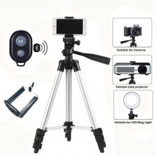 Штатив телескопічний Tripod JF-3110 для екшн-камер та смартфонів та Bluetooth-кнопка