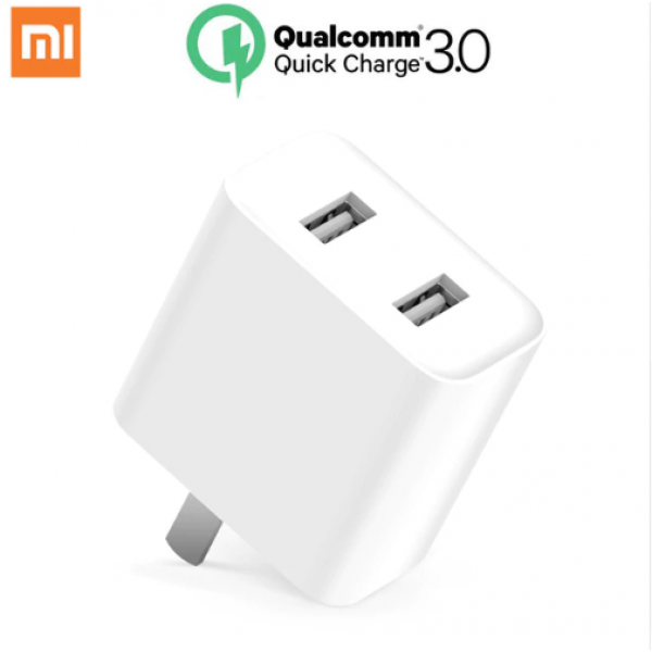 Зарядное устройство Xiaomi на 2 USB порта Quickcharge 3.0
