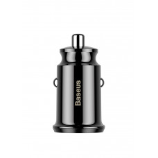 Автомобільний зарядний пристрій Baseus Square Dual-USB Quick Charge Car Charger Black (CCALL-DS01)