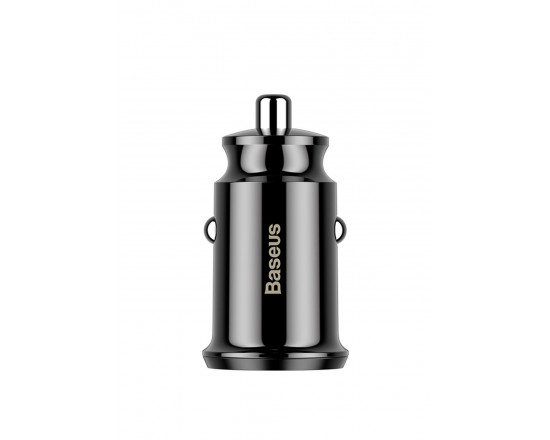Автомобільний зарядний пристрій Baseus Square Dual-USB Quick Charge Car Charger Black (CCALL-DS01)