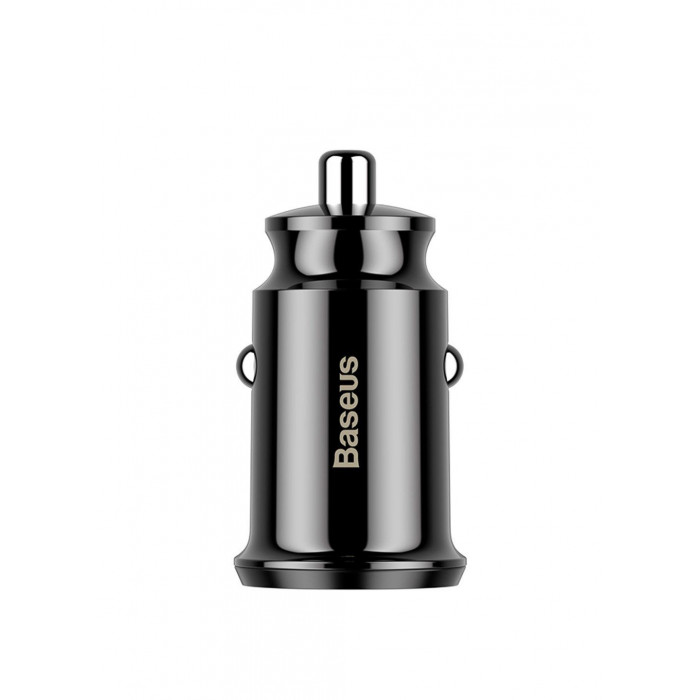 Автомобільний зарядний пристрій Baseus Square Dual-USB Quick Charge Car Charger Black (CCALL-DS01)