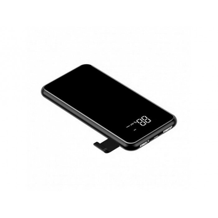 Внешний аккумулятор Baseus Power Bank 8000mAh Full screen bracket Series Wireless Charging Black (PPALL-EX01)