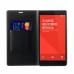 Оригінальний шкіряний чохол-обкладинка для Xiaomi Redmi Note (чорний)