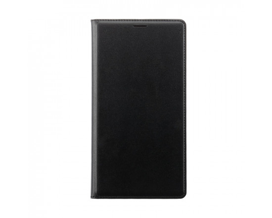 Оригинальный кожаный чехол-обложка для Xiaomi Redmi Note (чёрный) 