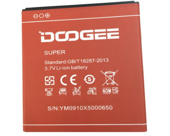 Усиленный аккумулятор 3100 mAh для Doogee X5/Pro