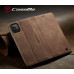 Чохол-книжка CaseMe з нубуку для iPhone 12 mini Світло-коричневий