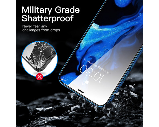 Самоклеющееся защитное стекло Wsken для iPhone 12 mini (2шт)