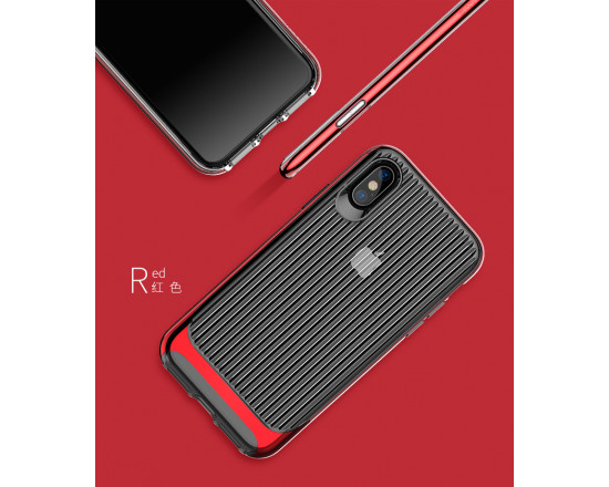 Чехол Usams Case-Senior Series iPhone X Gray/Blue/Red/Gold