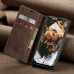 Чехол-книжка CaseMe из нубука для Samsung S21 Plus Тёмно-коричневый