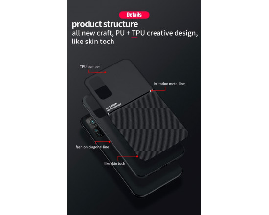 Силиконовый чехол IQS Design для Xiaomi Mi 10T/Pro Черный