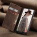 Чохол-книжка CaseMe із нубуку для Xiaomi Mi 13 Lite Темно-коричневий