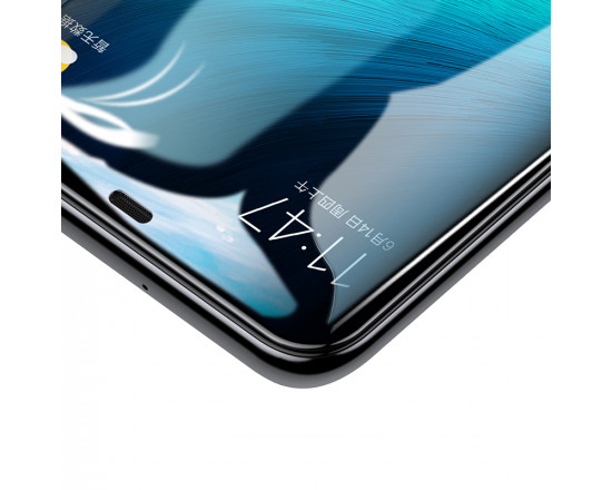 Захисне скло Baseus All-screen Arc-surface Tempered Glass для Xiaomi MI8 (Black)