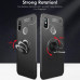 Силиконовый бампер для Xiaomi Mi 8 с кольцом-держателем Черный