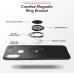 Силиконовый бампер для Xiaomi Mi 8 с кольцом-держателем Черный