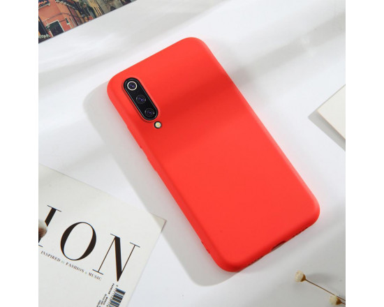 Силиконовый чехол Soft Touch для Xiaomi Mi A3 Красный