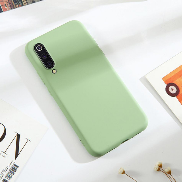 Силиконовый чехол Soft Touch для Xiaomi Mi A3 Зеленый