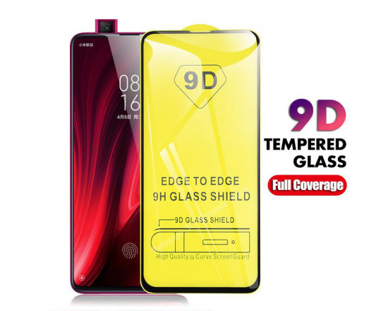 Защитное стекло с полным покрытием 9D для телефона Xiaomi Mi 9T/Pro