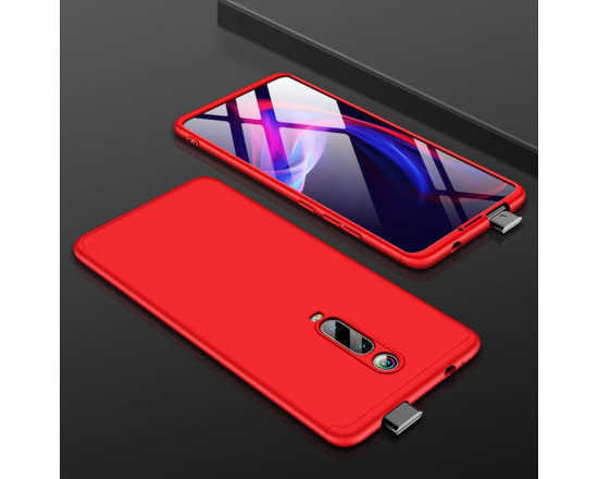Матовый защитный чехол GKK 360° для Xiaomi Mi 9T/Pro Красный