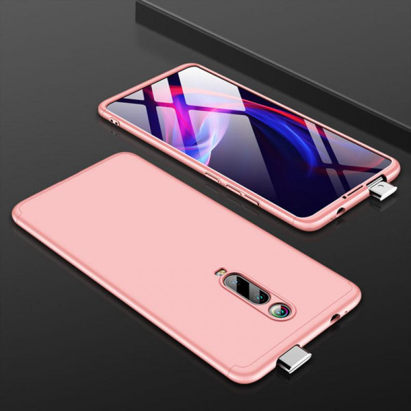 Матовий захисний чохол GKK 360° для Xiaomi Mi 9T/Pro Рожевий