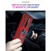 Ультратонкий противоударный чехол для Xiaomi Mi 9T с кольцом-держателем Красный